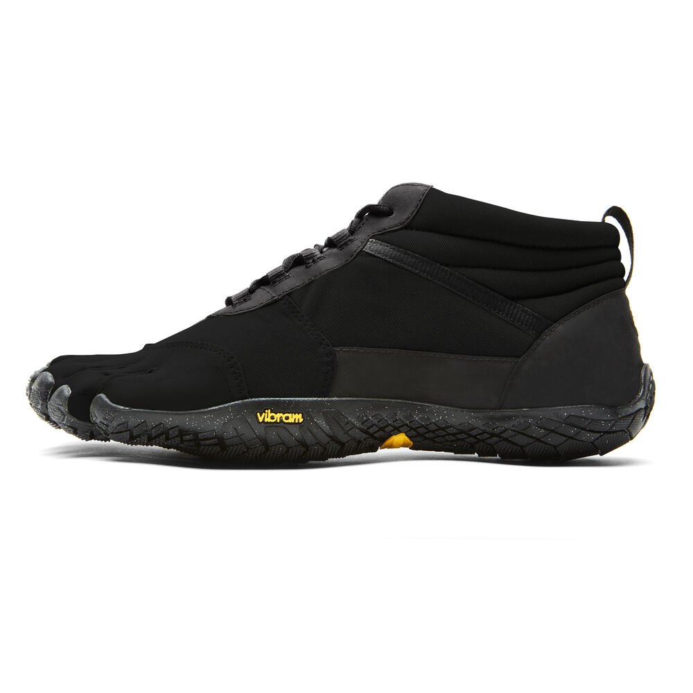 Vibram Five Fingers Mens Barefoot Shoes - Black - V-Trek Insulated - 18546-WMFS